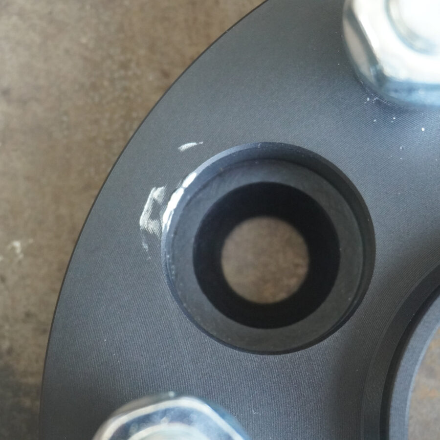 hub centric conversion billet wheel spacers 5x100 pcd 56.1 hub to 5x114.3 pcd 56.1 hub (0008)
