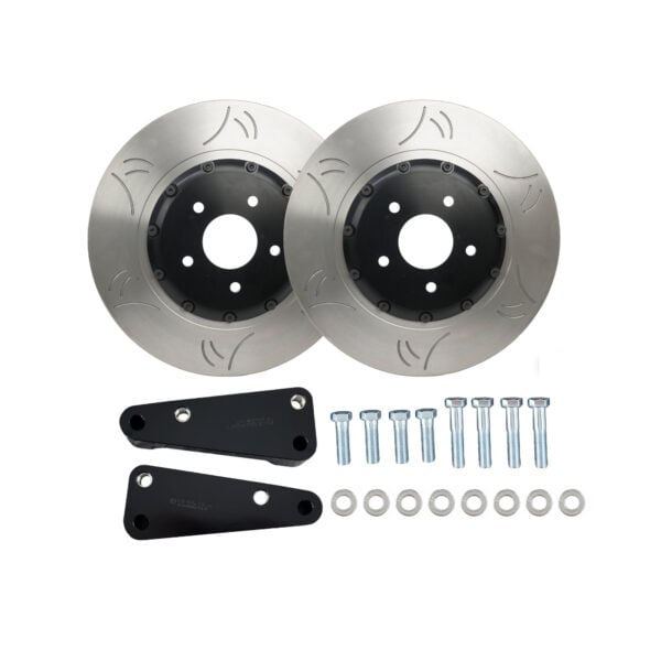 354mm front two piece rotor kit for s/r chassis with kia stinger brembo calipers