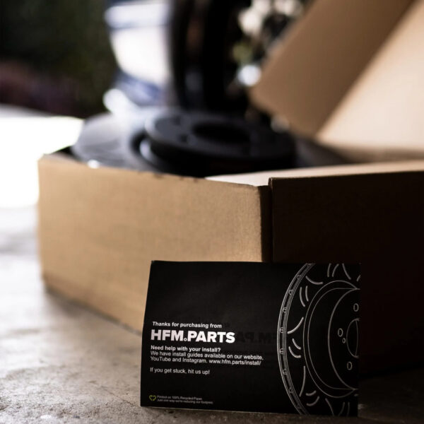 hfm.parts 324mm front brake rotors (pair) for nissan skyline r33 r34 gtr