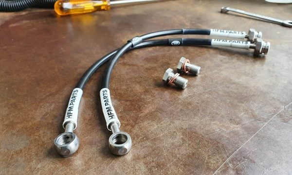 rear braided brake lines suits: s13, s14, s15