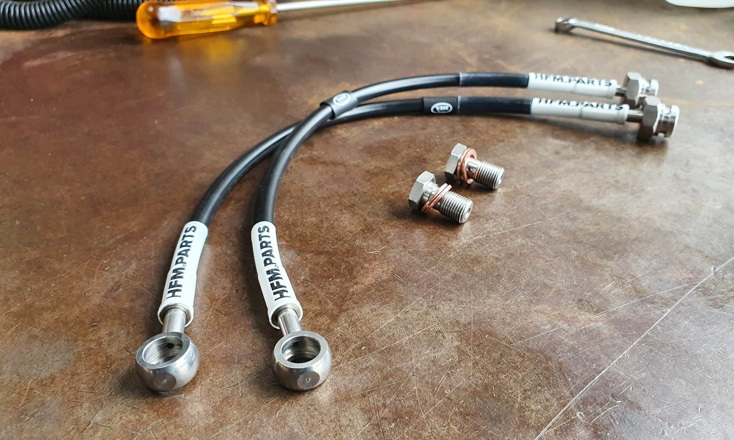 rear braided brake lines suits: s13, s14, s15