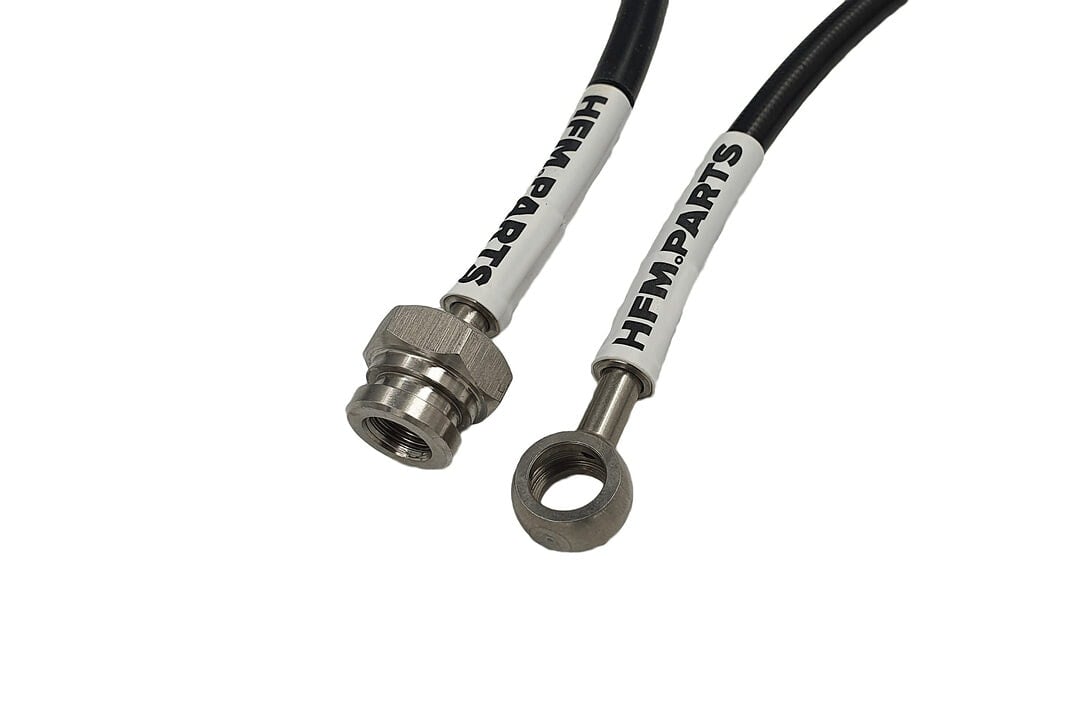 front hard line delete braided brake lines suits: s13, s14, s15