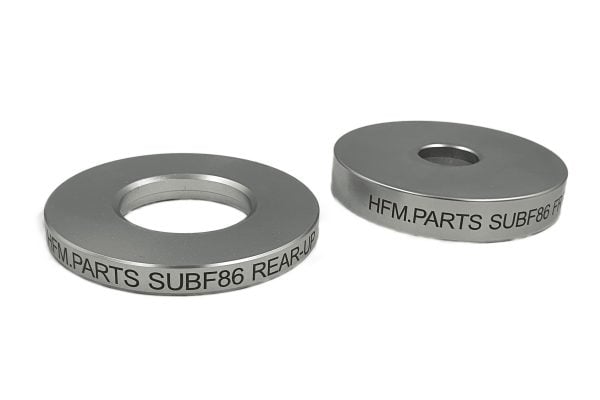 semi rigid aluminium subframe spacers suits: subaru brz zc6, toyota 86 zn6