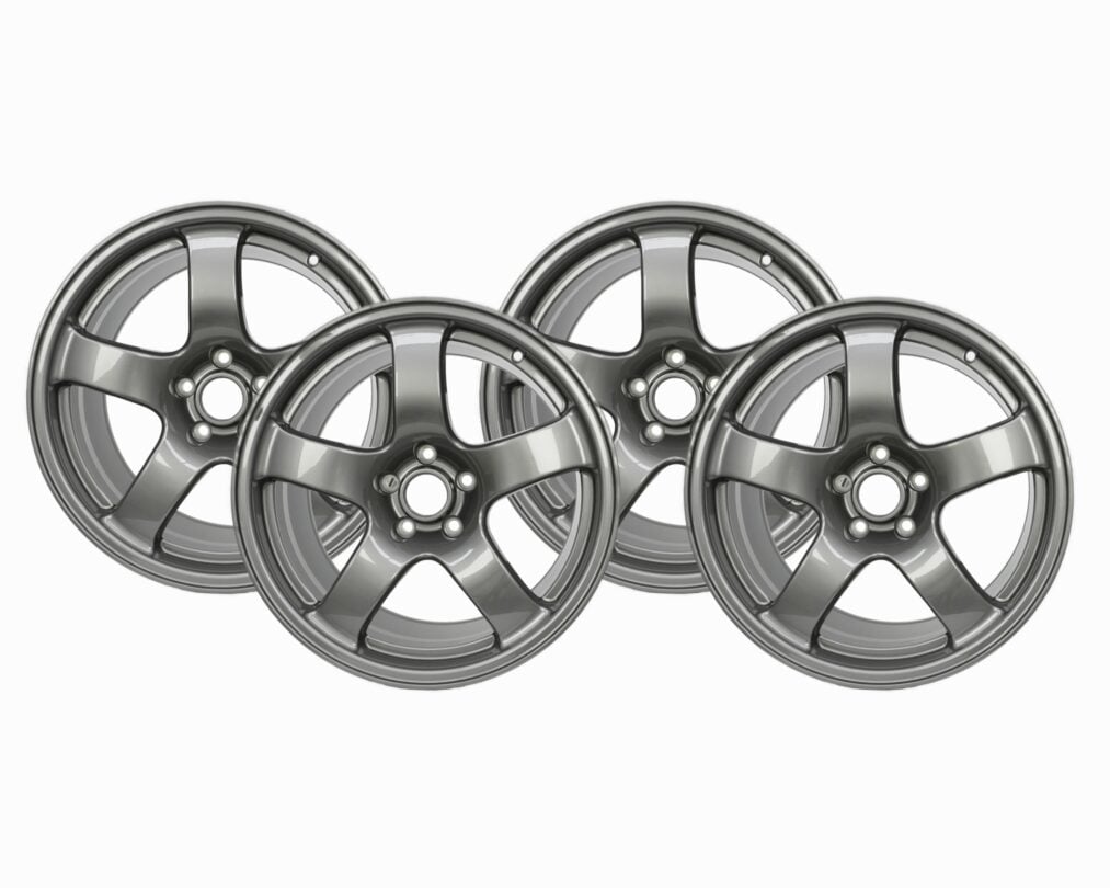 r32 gtr styled monoblock forged wheels 18x9" (set of 4)