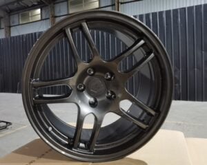 R33 GTR Styled Monoblock Forged Wheels - Gunmetal - 18x9.5" (Set of 4)
