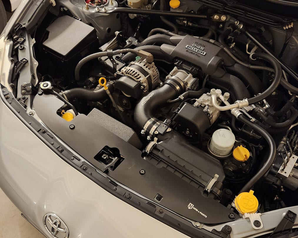 aluminium cooling panel suits: subaru brz zc6, toyota 86 zn6