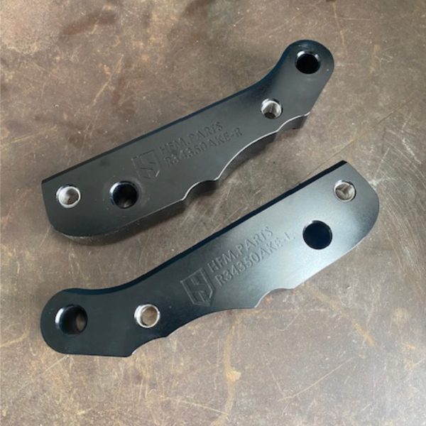 350mm rear rotor caliper adaptor bracket s/r chassis with 370z akebono caliper