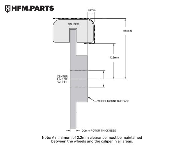 350mm rear rotor caliper adaptor bracket s/r chassis with 370z akebono caliper