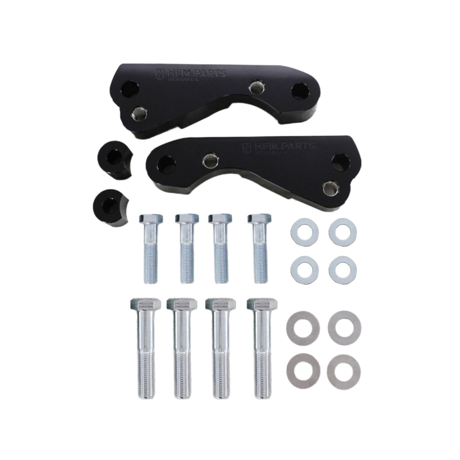 354mm front rotor caliper adaptor bracket for s/r chassis with 370z akebono or infinity g37 calipers