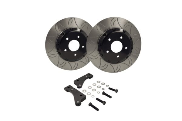 324mm front brake upgrade kit suits: s13, s14, s15, r32 gts t