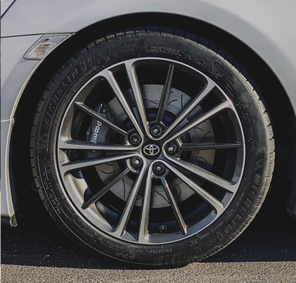 326mm front brake package suits: subaru brz zc6, toyota 86 zn6