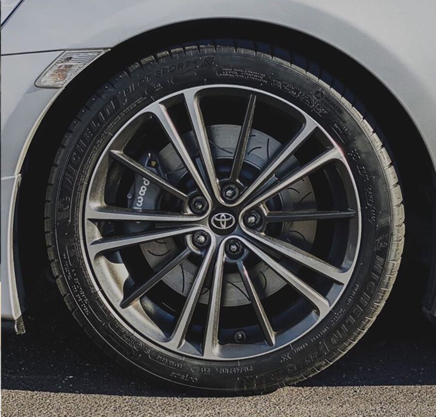 326mm front brake package suits: subaru brz zc6, toyota 86 zn6
