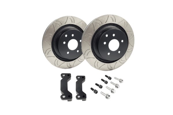340mm rear brake upgrade kit suits: r32 gtr, r33 gtr, r34 gtr