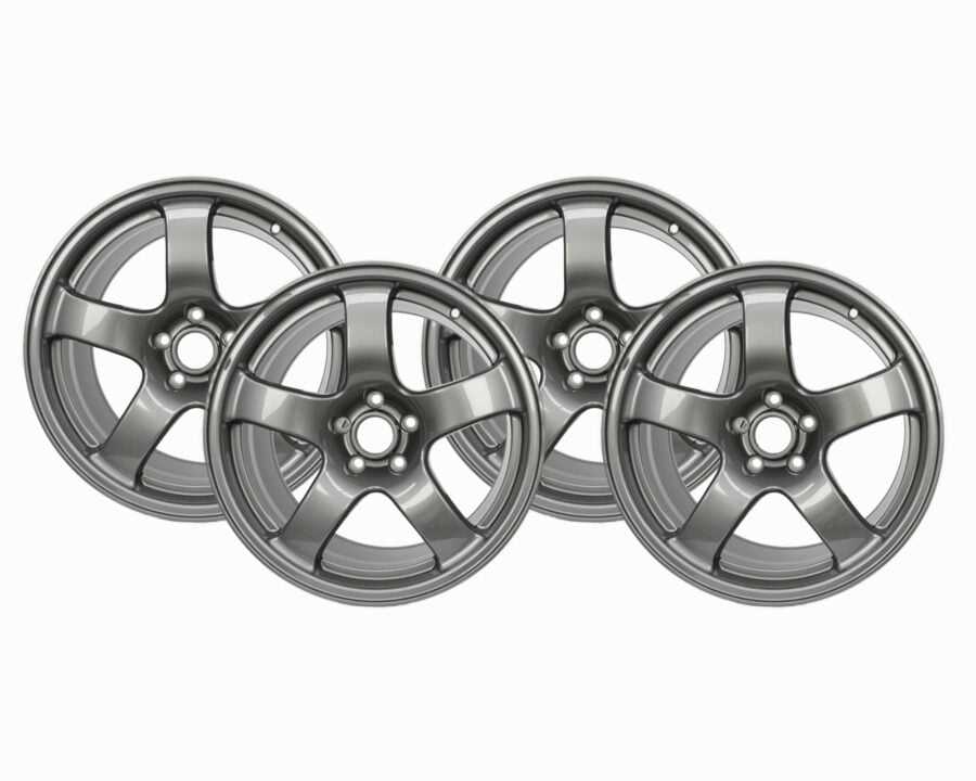 r32 gtr styled monoblock forged wheels 18x9" (set of 4)