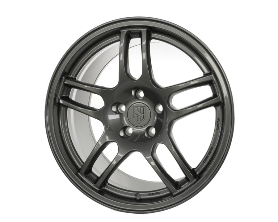 r33 gtr styled forged wheel gunmetal