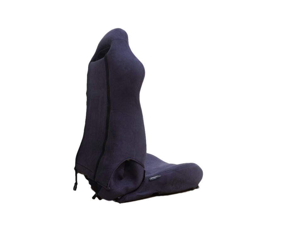 front & rear seat cover set (blue/gray) suits: r32 gtr