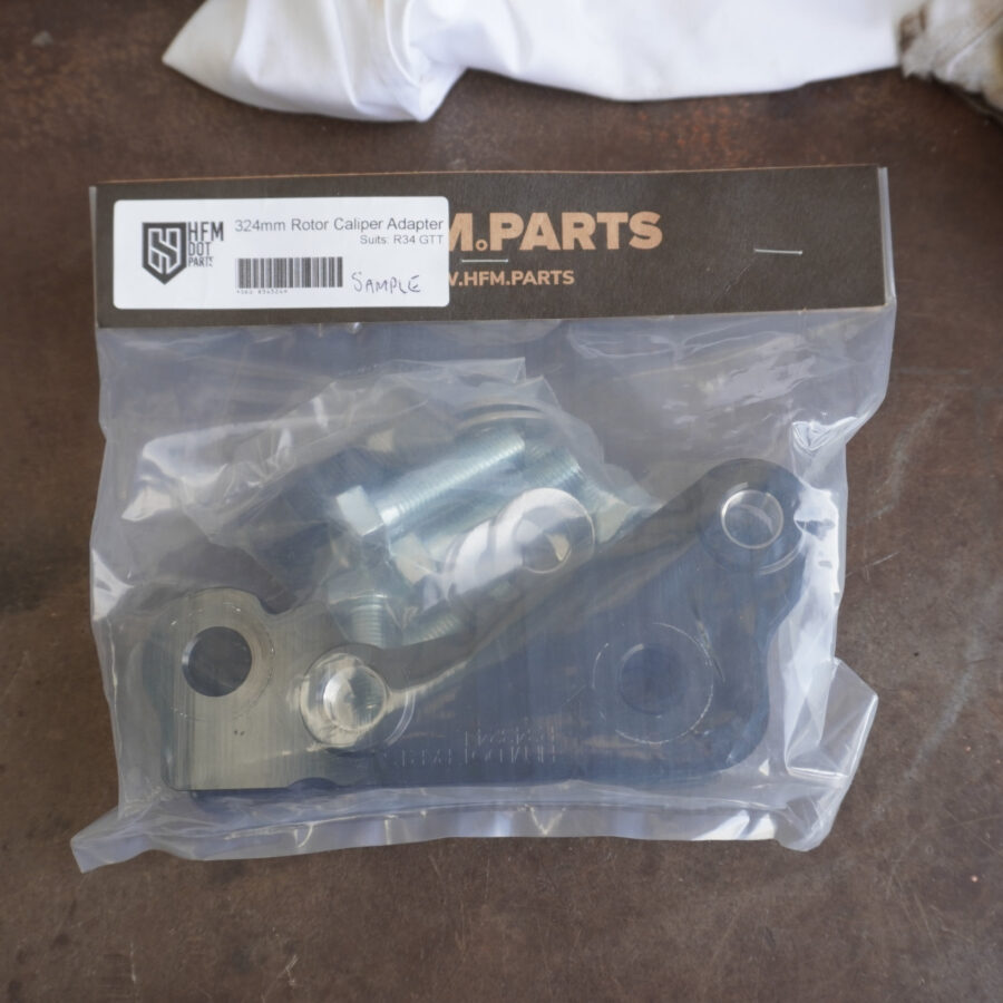 324mm front rotor caliper adaptor brackets (r34324)