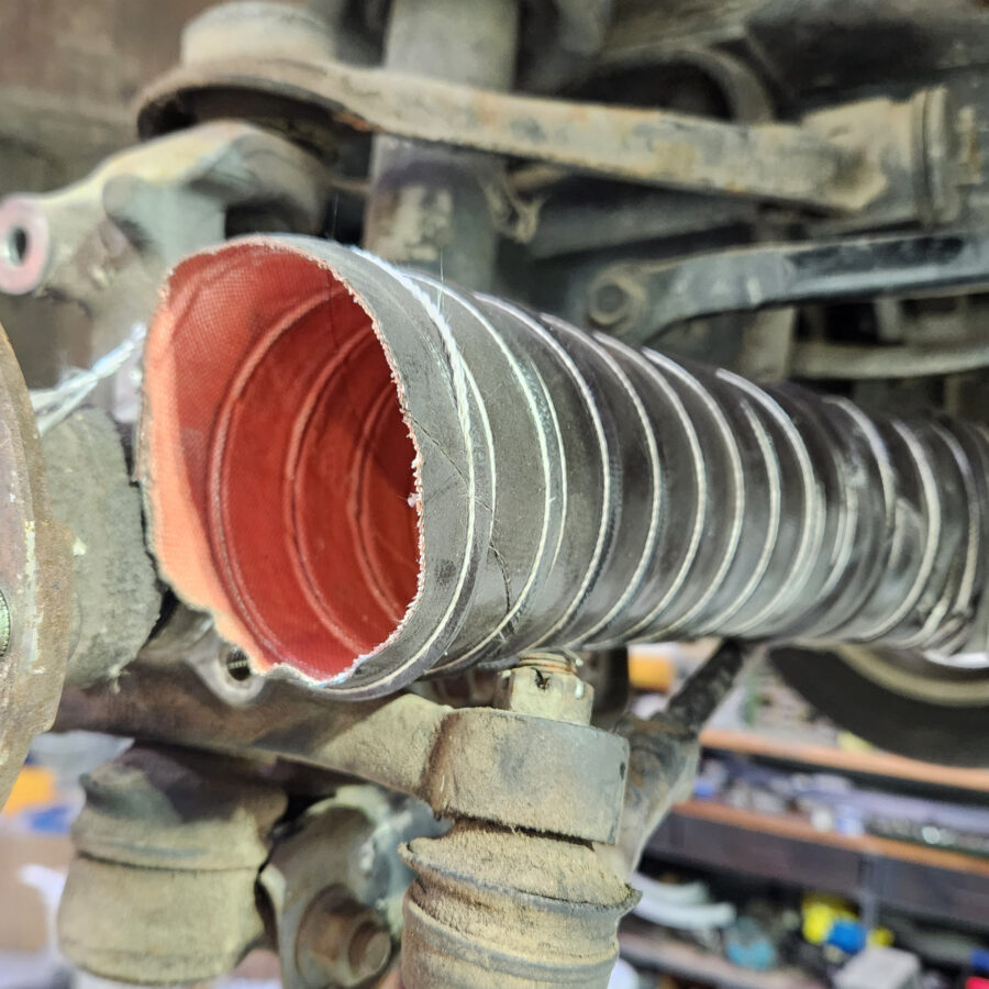 silicone brake duct hose 3"