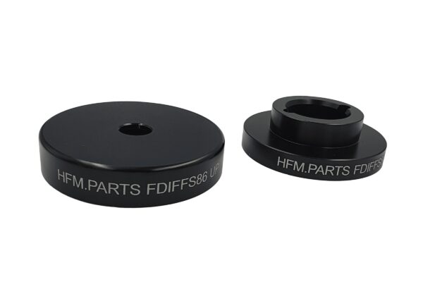 semi rigid aluminium differential spacers suits: subaru brz zc6, toyota 86 zn6