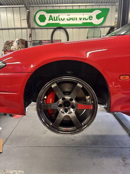 hfm.parts 354mm front two piece rotor kit nissan s13 s14 r32 r33 for kia stinger brembo