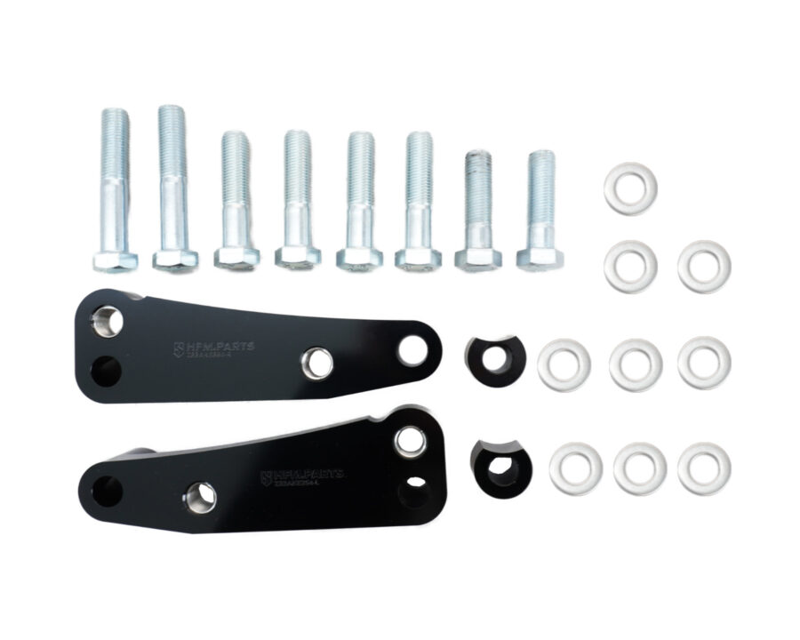 354mm front caliper adapter brackets for 350z z33, v35 with 370z akebono calipers