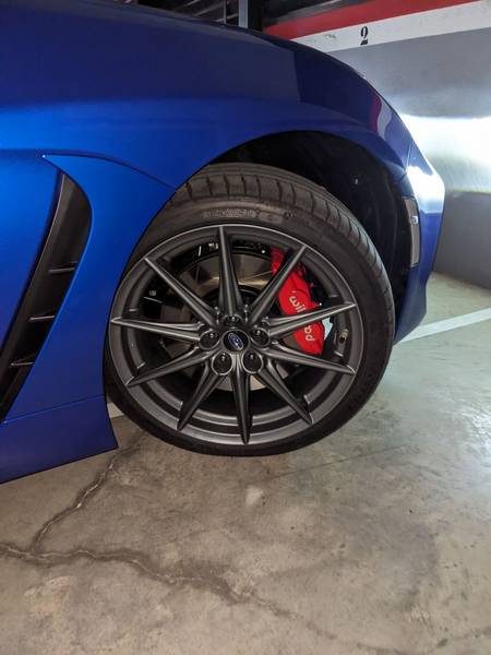326mm front brake package suits: subaru brz zc6, toyota 86 zn6