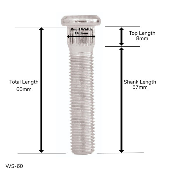 bullnose extended wheel studs suits: subaru brz zc6, toyota 86 zn6