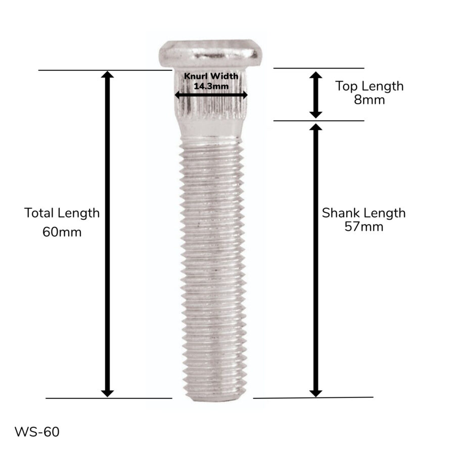 bullnose extended wheel studs suits: subaru brz zc6, toyota 86 zn6