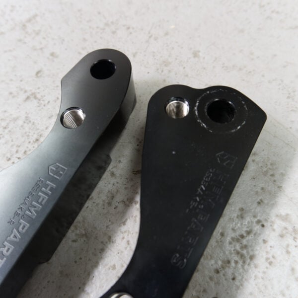 354mm front rotor caliper adaptor bracket for s/r chassis with 370z akebono or infinity g37 calipers