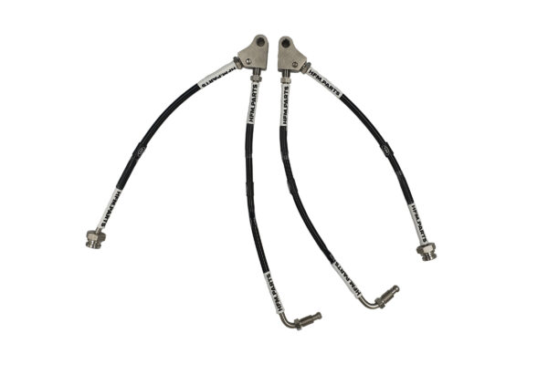 front hard line delete braided brake lines: r34 gtt, r33 gtst w/ akebono caliper