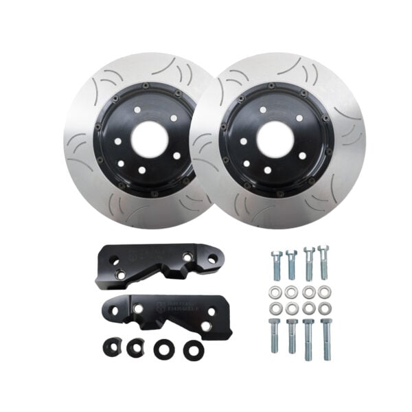 354mm front two piece rotor kit: r34 gtt, r33 gtst utilising akebono calipers