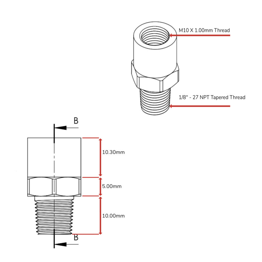 wilwood caliper conversion brake fitting