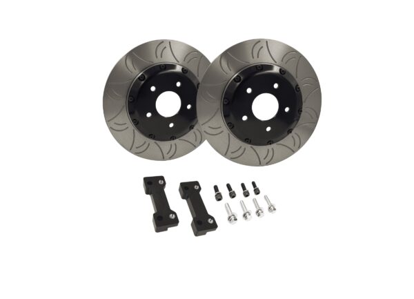 324mm front brake upgrade kit suits: s13, s14, s15, r32 gts t
