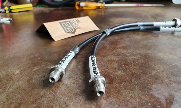 rear hard line delete braided brake lines suits: r32, r33, r34