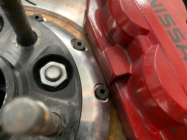 354mm front two piece rotors for nissan 370z