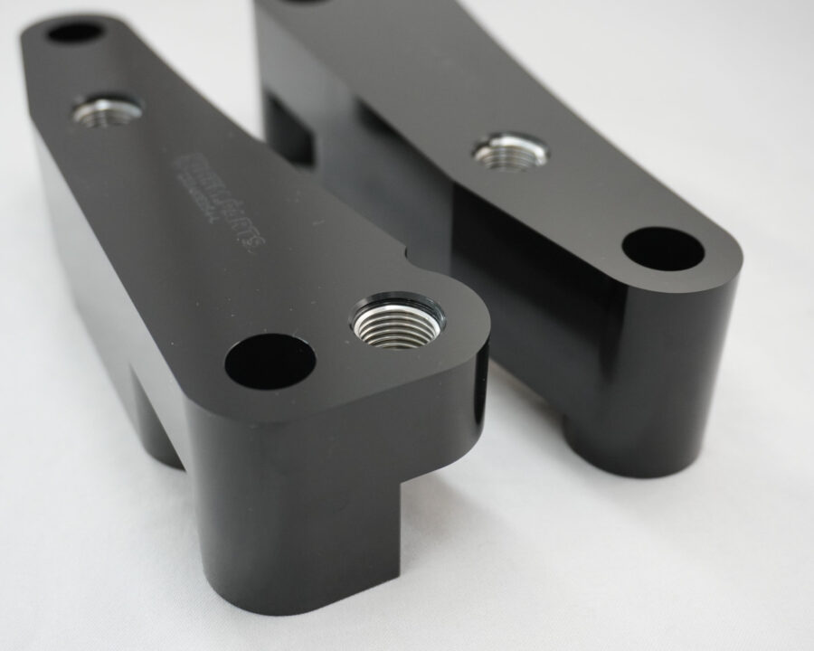 354mm front caliper adapter brackets for 350z z33, v35 with 370z akebono calipers