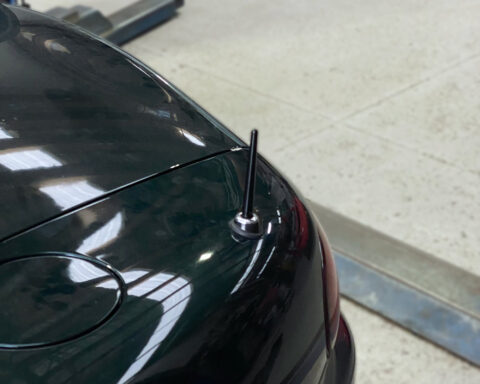 billet aluminium short antenna for mx 5 na, nb