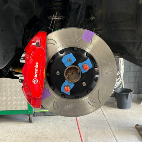 354mm front two piece rotor kit for s/r chassis with kia stinger brembo calipers