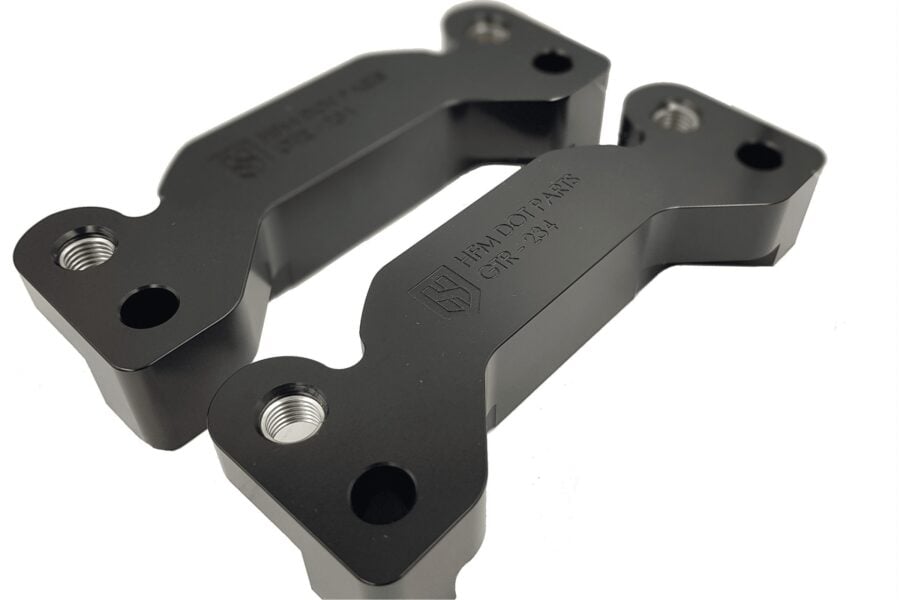340mm rear rotor caliper adapter bracket r33 gtr brembo
