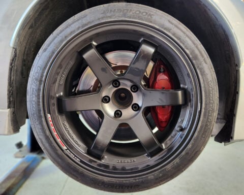 354mm front two piece rotors for nissan 370z