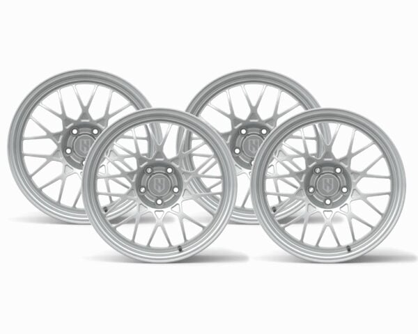 r32 gtr v spec styled monoblock forged wheels 18x9.5" (set of 4) limited run